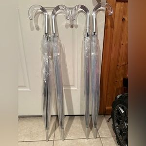 Clear BUBBLE Umbrellas ☂️ set of 4